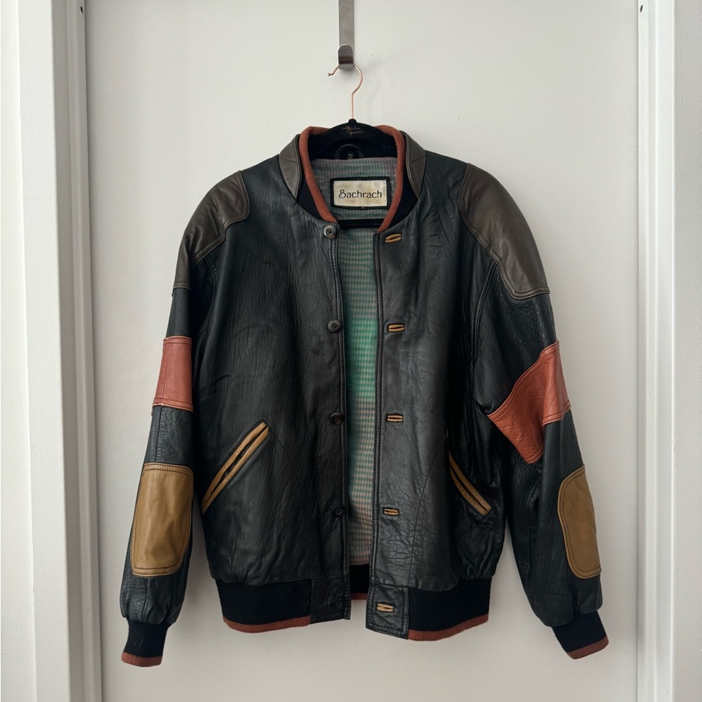 Bachrach Vintage 80s Men’s Leather Bomber